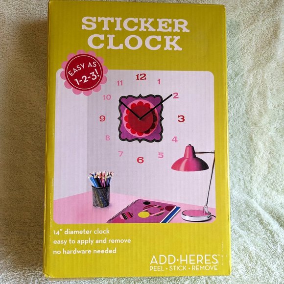 Lot 26 Studio Wall Decor Clock Wall Decal Wall Clock Mural Diy Poshmark